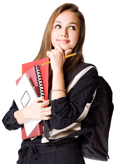 Students receiving academic guidance